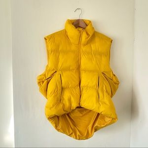 Yellow Puffer Vest